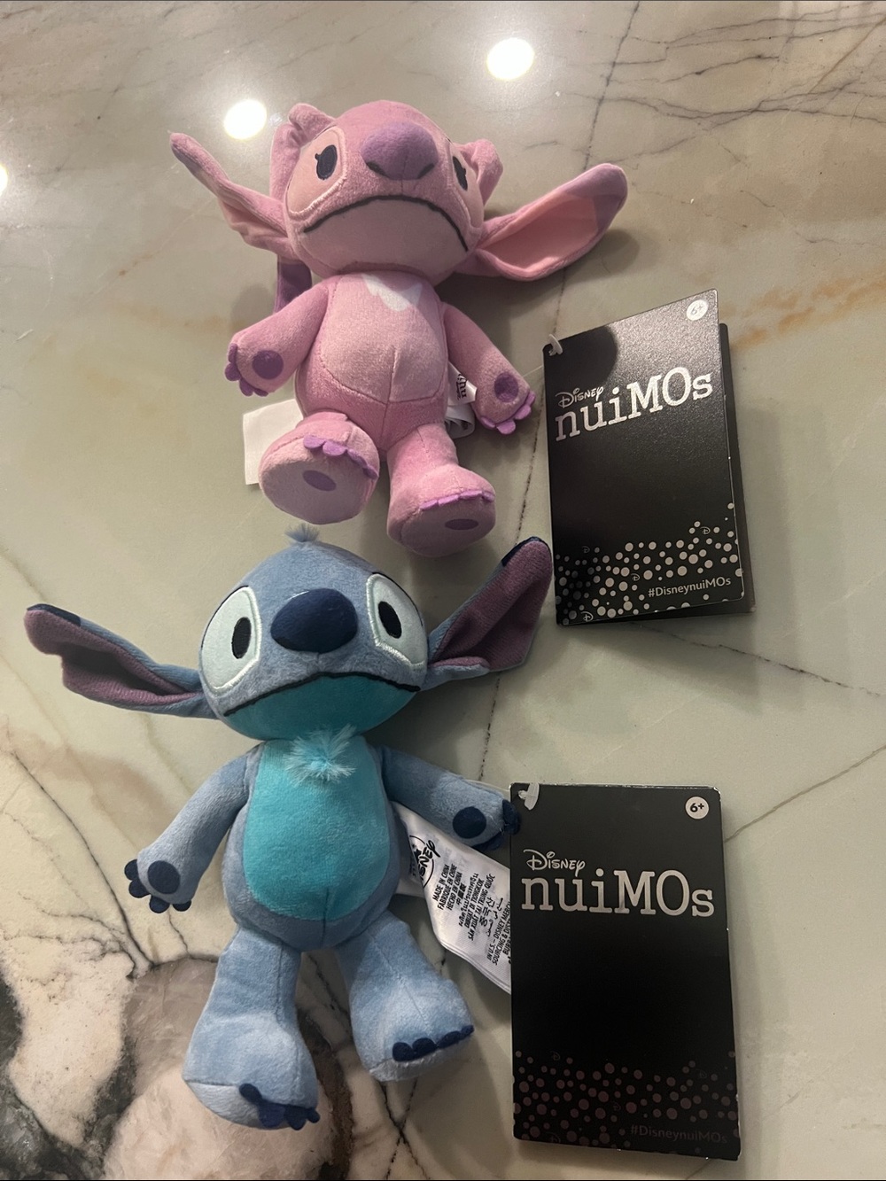 Disney nuiMOs Pink & Blue Stitch Plush Set